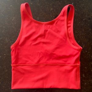 lululemon crop tank top guava